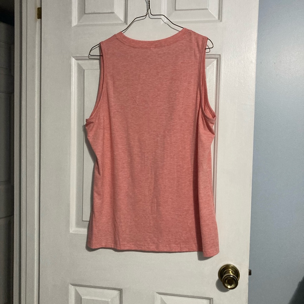 Women's Pink Sleeveless Top